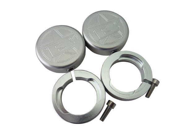 ODI 専用 グリップロックリング&エンドキャップセット シルバー  ODI-LRCA-SL ブロージョン ハンドルグリップ オプションパーツ