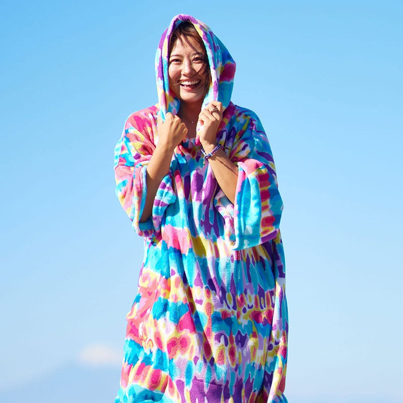 TOOLS TLS Changing Poncho Towel Microfiber Surfing Pool Beach Outdoor