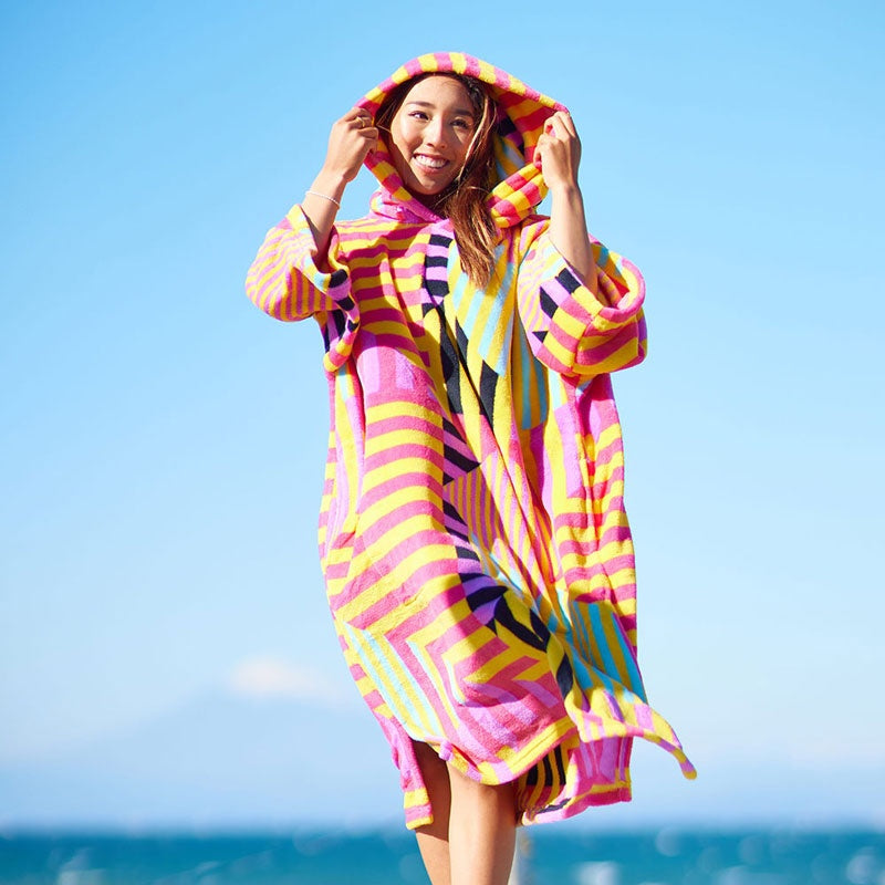 TOOLS TLS Changing Poncho Towel Microfiber Surfing Pool Beach Outdoor