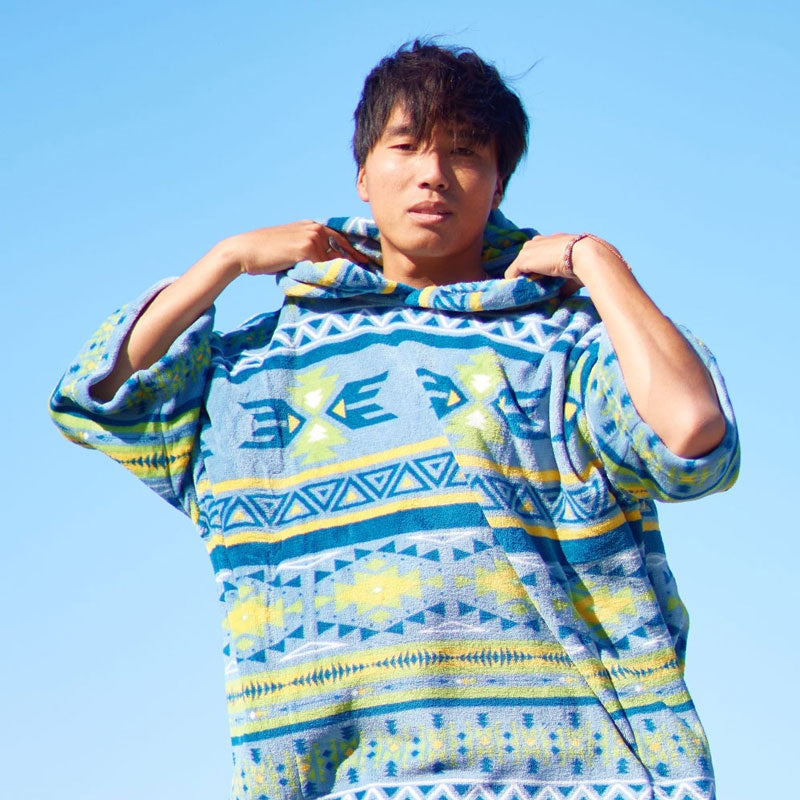 TOOLS TLS Changing Poncho Towel Microfiber Surfing Pool Beach Outdoor