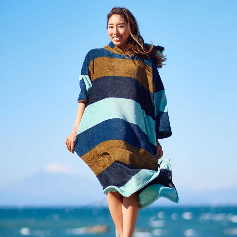 TOOLS TLS Changing Poncho Towel Microfiber Surfing Pool Beach Outdoor