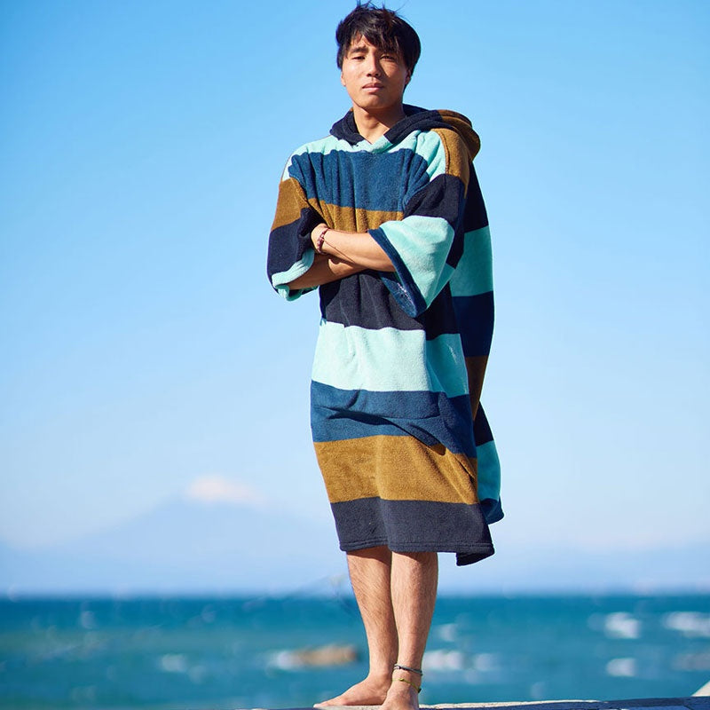 TOOLS TLS Changing Poncho Towel Microfiber Surfing Pool Beach Outdoor
