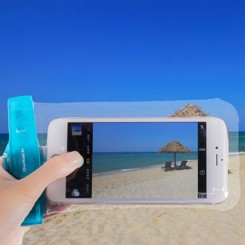 Sold out (no commercial) OWLTECH Mobile Phone Waterproof Case Soft Type OWL-WPCSP12 Suitable for Outdoor Bathing Smartphone Neck Strap Included