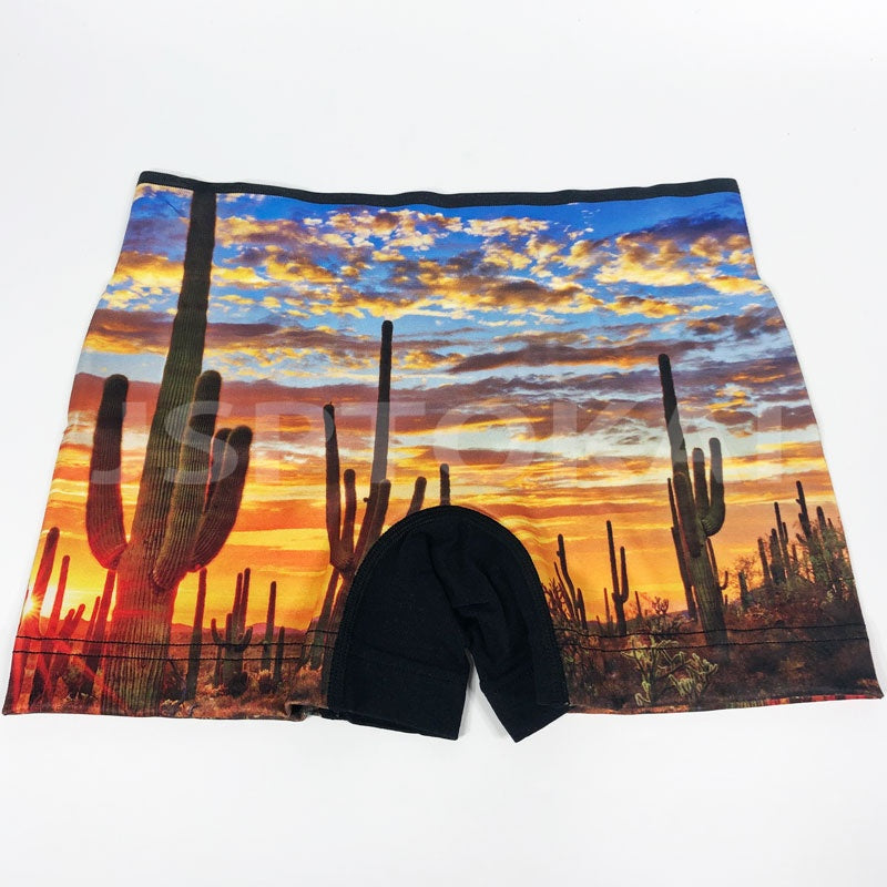 OUTDOOR Outdoor Boxer Shorts Cactus Palm Tree Calavera Stretch/Outdoor/Men's/Outdoor Men's Underwear Surfing