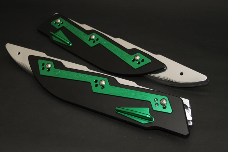SE COUGER billet sponson KAWASAKI ULTRA310/300/260/250 side fin green/red SATO ENGINEERING SE KAWASAKI