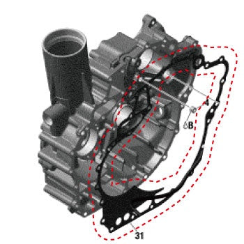 SGS PTO Gasket for SEADOO 1503 Genuine part number #420931130 Aftermarket part OEM part parts SGS16011