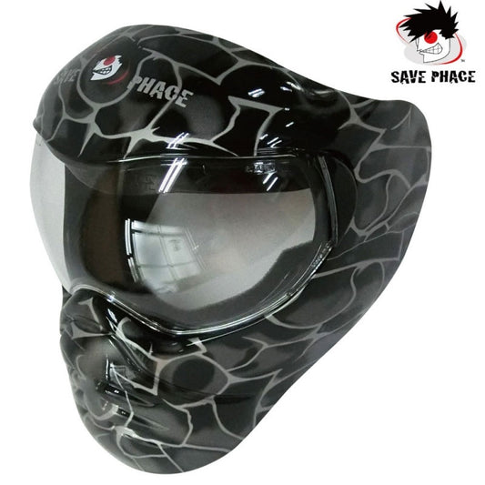 SAVEPHACE SP2 Series Graphic Survival Game Sports Utility Mask, Water-Resistant and Windproof, Clear Lens SAVEPHACE