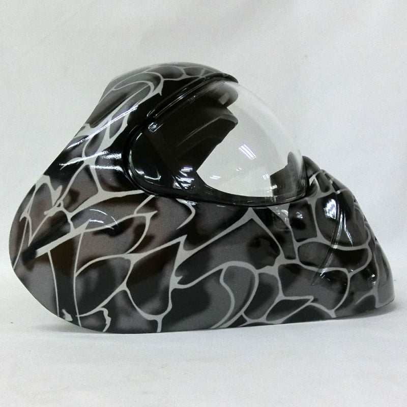 SAVEPHACE SP2 Series Graphic Survival Game Sports Utility Mask, Water-Resistant and Windproof, Clear Lens SAVEPHACE