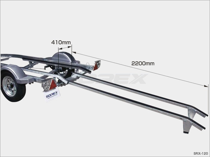 SOREX Slope Rail Steel Slide Retractable SRX-120 Solex