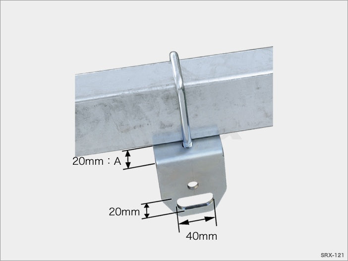 Multi Hook 2 Steel SRX-121-01 SOREX Genuine Loading Hook Fixed Lashing Trailer Parts Boat Trailer