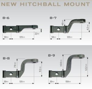 SOREX ヒッチ ボールマウント / ステンレス 艶消仕上げ / ソレックス 純正 ヒッチレシーバー トレーラー部品 SRX-123