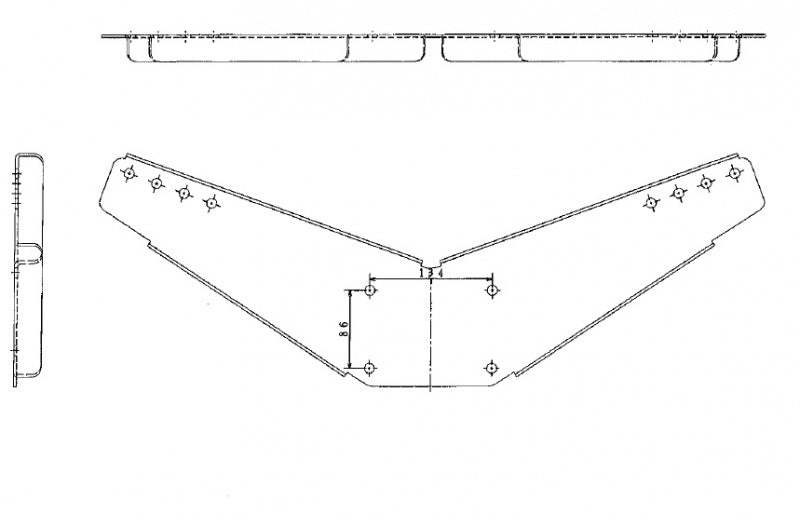 V type bankstay (SW / 1150 series) ST-026-10 Trailer parts SOREX Genuine product