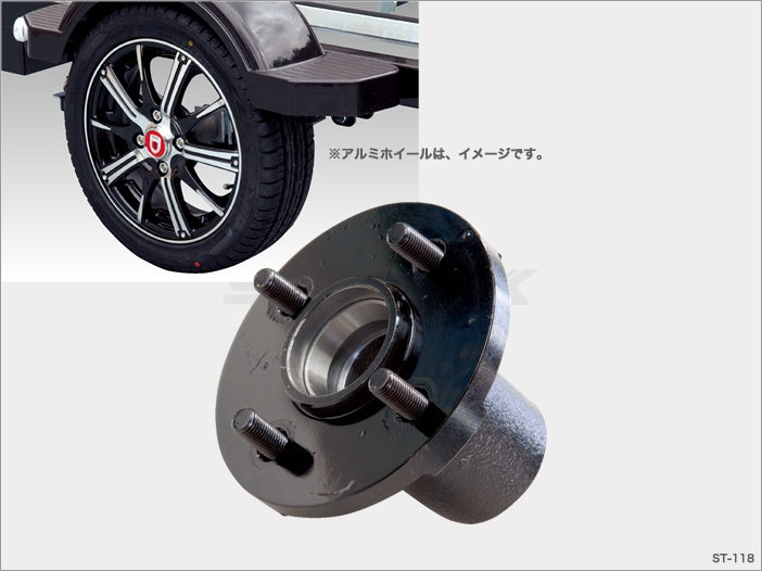 SOREX hub 4 holes for aluminum wheels ST-118 Solex genuine