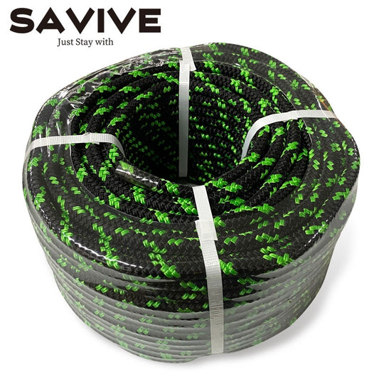 SAVIVE Yacht Rope 16 strokes 8φ x 100m Anchor Mooring Ship Boat Fishing Boat Outdoor Personal Watercraft Legal Equipment JCI Ship