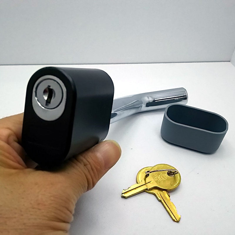 Ball Mount Lock Key 16mm Steel L Type Security Lock Pin Receiver Lock Trailer Parts Towing Vehicle Safety Key with Key Anti-Theft T-518