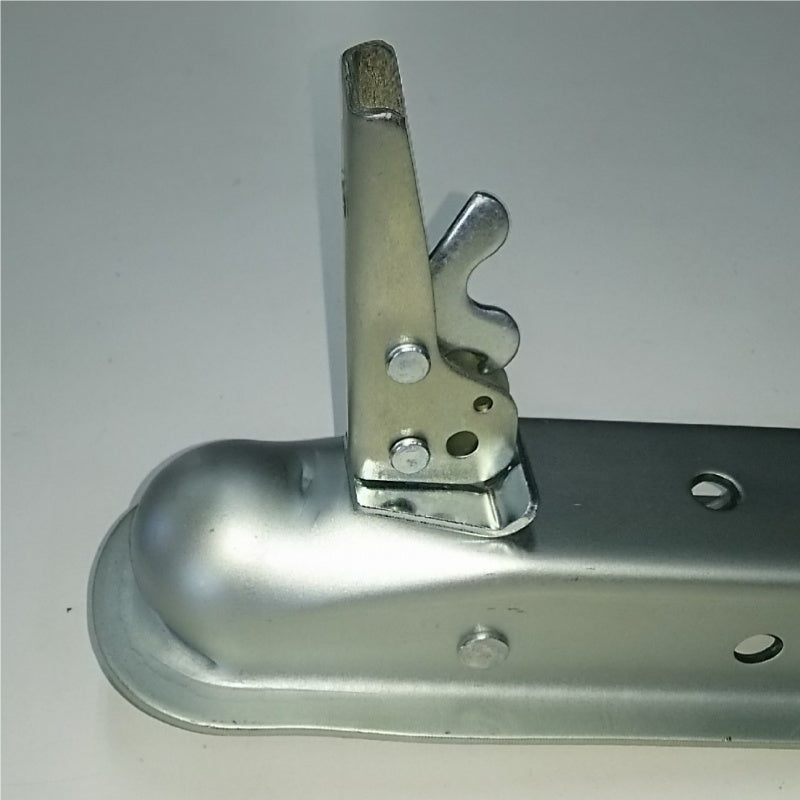 Trailer coupler ball diameter 2 inches frame width 50mm compatible steel plated hitch ball coupler boat camper towing vehicle watercraft TC-01