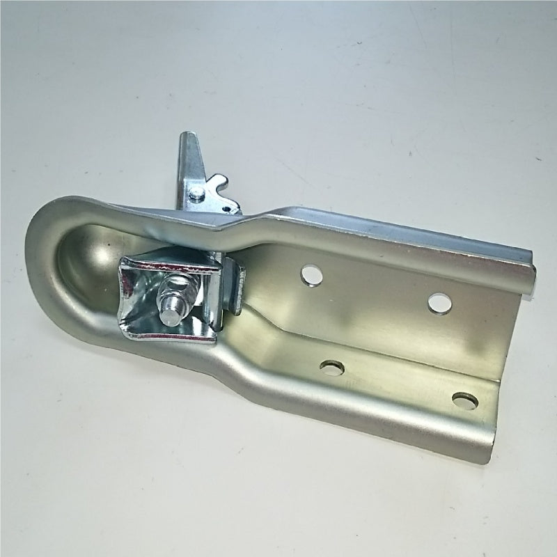 Trailer coupler ball diameter 2 inches frame width 75mm compatible steel plated hitch ball coupler boat camper towing vehicle watercraft TC-03