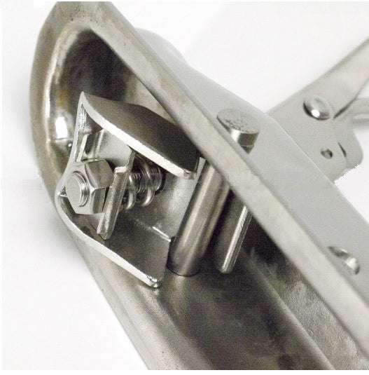 TC-01SUSP trailer coupler ball diameter 2 inches compatible with trailer frame 50mm width stainless steel polished