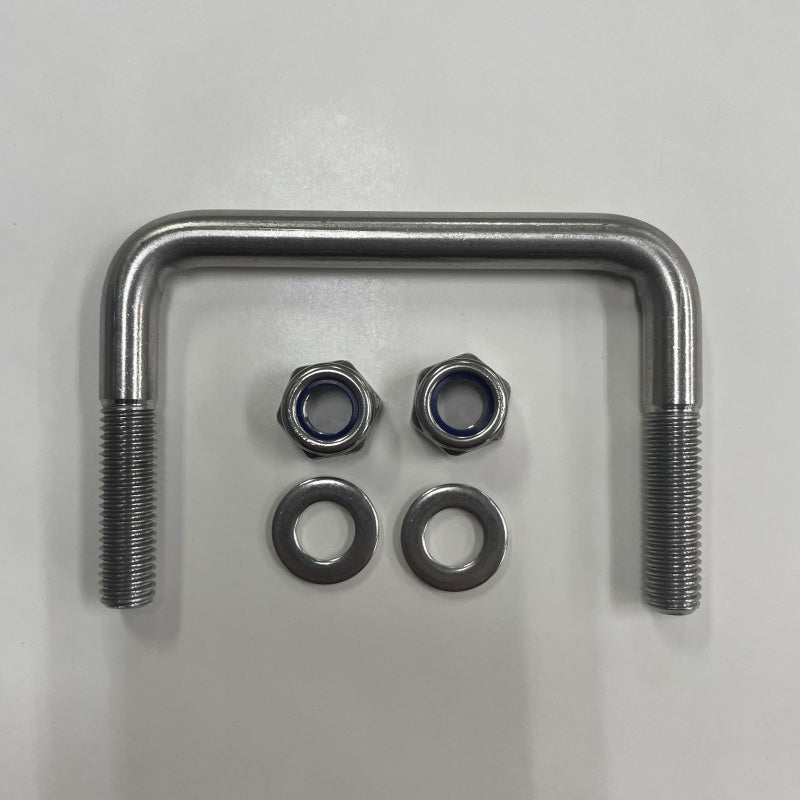 Stainless steel square U bolt U-shaped bolt 60 ×97× φ10 U-SUS1002