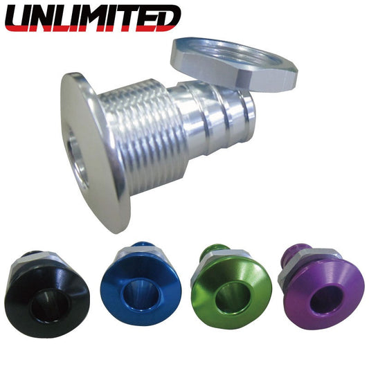 UL013 Aluminum Bilge Nozzle 0° Hose Port φ19mm UNLIMITED Jet Ski Watercraft Marine Jet