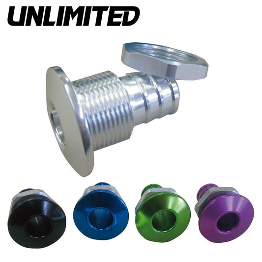 UL013 Aluminum Bilge Nozzle 0° Hose Port φ19mm UNLIMITED Jet Ski Watercraft Marine Jet