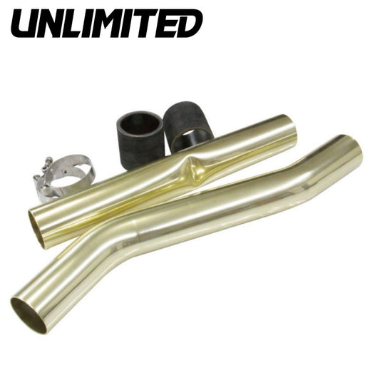 UL14009 UNLIMITED Exhaust Pipe Kawasaki 800X-2 Champagne Gold Unlimited Kawasaki Jet Ski 4589564822731