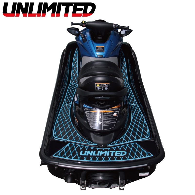 Deck mat with tape for ULTRA diamond UNLIMITED UL51001 Kawasaki jet ski