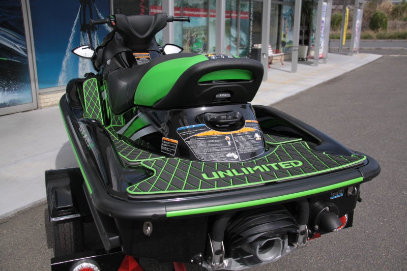 Deck mat with tape for STX-15F/12F UNLIMITED UL51002 Diamond for Kawasaki jet ski
