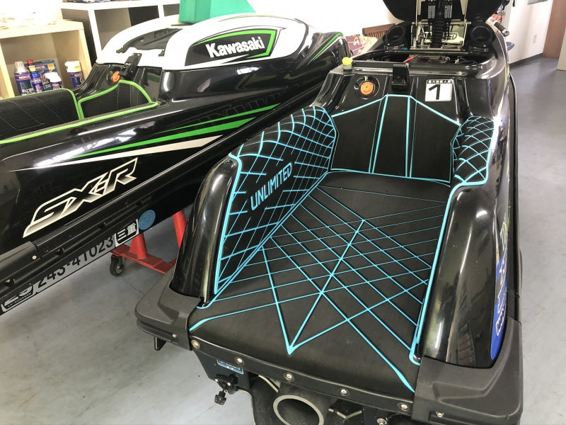 Deck mat with tape NEW SX-R UNLIMITED UL51003 Kawasaki exclusive jet ski
