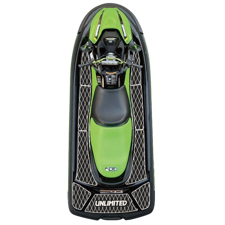 Deck mat with tape for STX160 UNLIMITED UL51004 Diamond Kawasaki exclusive jet ski