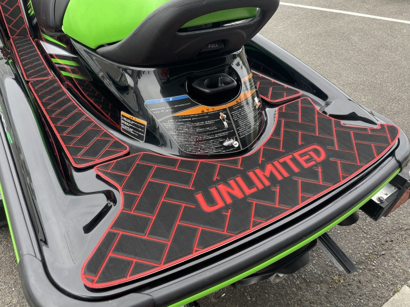 Deck mat with tape for STX-15F/12F UNLIMITED UL51012 Brick Kawasaki jet ski