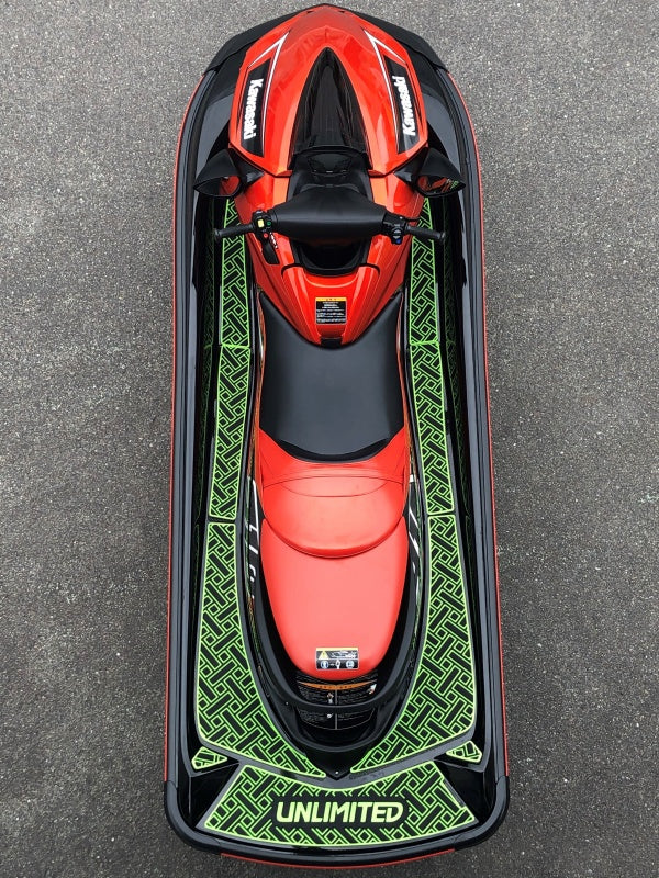 Deck mat with tape Rectangle for ULTRA UNLIMITED UL51031 Kawasaki jet ski