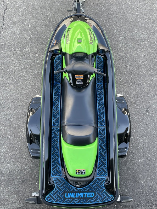 Deck mat with tape for STX-15F/12F UNLIMITED UL51032 Rectangle Kawasaki exclusive jet ski