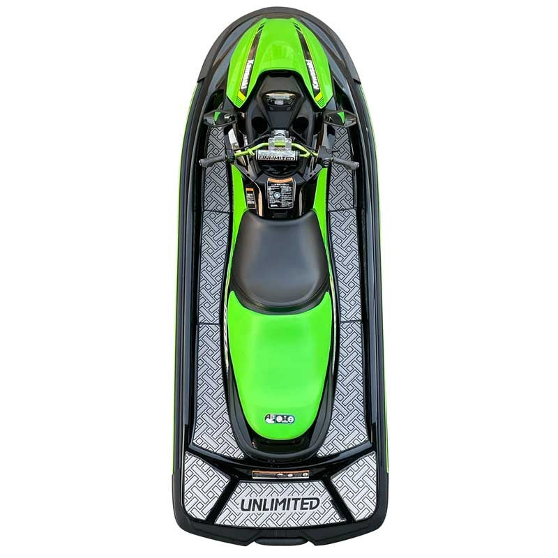 Deck mat with tape for STX160 UNLIMITED UL51034 Rectangle Kawasaki exclusive jet ski