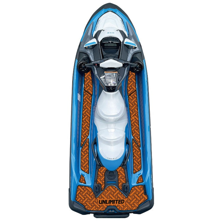 SEADOO Deck Mat with Tape RXT230 / GTX / GTX LTD / WAKE PRO 230 (2019-) UL51132 Rectangle UNLIMITED Seadoo Jet Ski