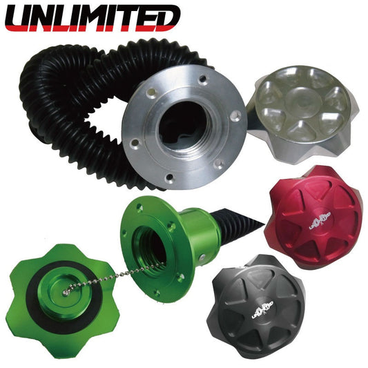UL53004 Double Neck Fuel Cap Kit All 4 Colors UNLIMITED Watercraft Jet Ski Marine Jet