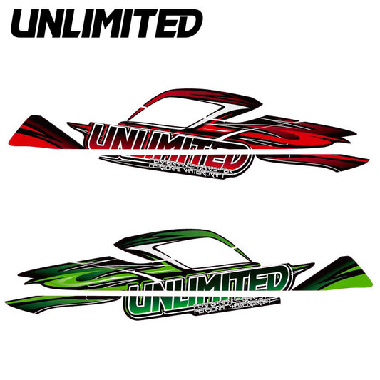 ULDK-1500SXRTR UNLIMITED Decal Kit for KAWASAKI SX-R1500 Transform Hood Jet Ski Watercraft JETSKI PWC Unlimited