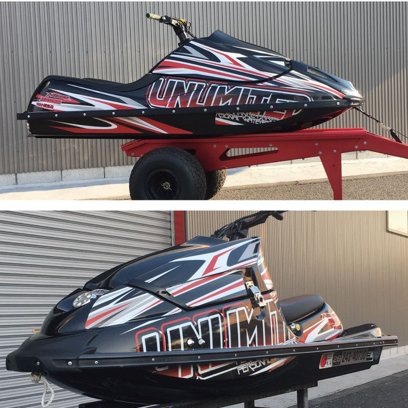 UNLIMITED ULDK-800X2UMF Decal Kit for 800X-2 Racing Hood Jet Ski Watercraft JETSKI PWC Unlimited