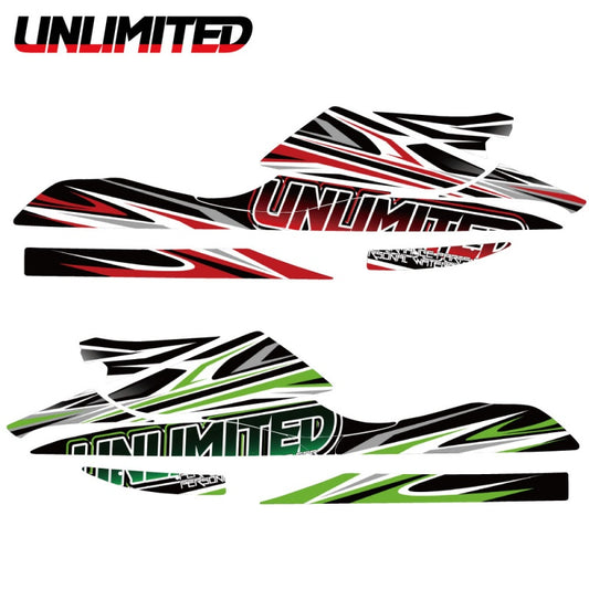 UNLIMITED ULDK-800SXRTR Decal Kit for 800SX-R Transform Hood Jet Ski Watercraft JETSKI PWC Unlimited