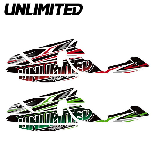 UNLIMITED ULDK-800X2UMF Decal Kit for 800X-2 Racing Hood Jet Ski Watercraft JETSKI PWC Unlimited