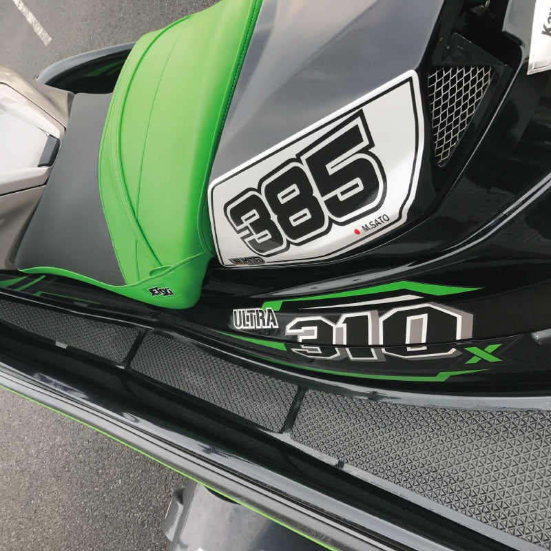 ULDK-ULTRA-FR UNLIMITED Decal Kit ULTRA Bib Sheet Front & Rear Jet Ski Personal Watercraft JETSKI PWC Unlimited