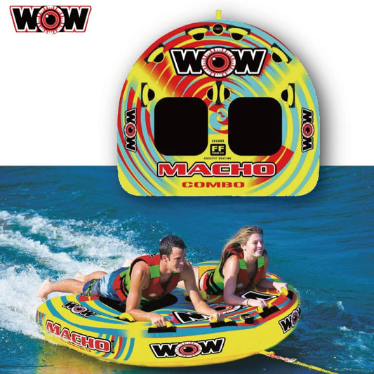 Sold out WOW MACHO 2 person W16-1010 Towing tube Banana boat Jet ski Boat Water toy Rubber boat