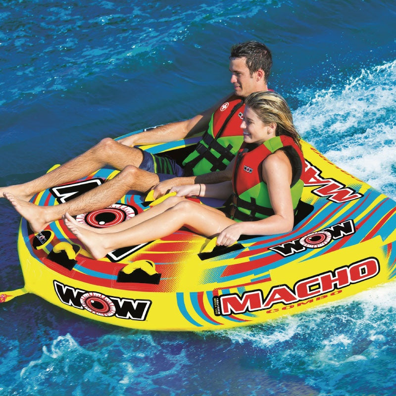 Sold out WOW MACHO 2 person W16-1010 Towing tube Banana boat Jet ski Boat Water toy Rubber boat