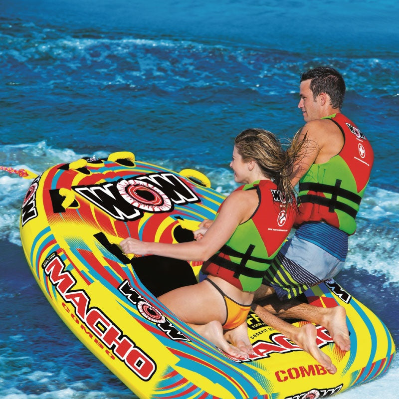 Sold out WOW MACHO 2 person W16-1010 Towing tube Banana boat Jet ski Boat Water toy Rubber boat