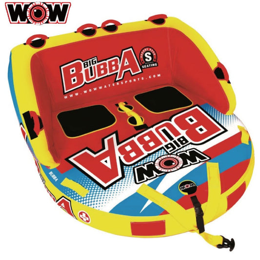 8/20 Draft WOW New BIG BUBBA 2 people W17-1050 Water toy Banana boat Towing tube Jet ski Boat Rubber boat