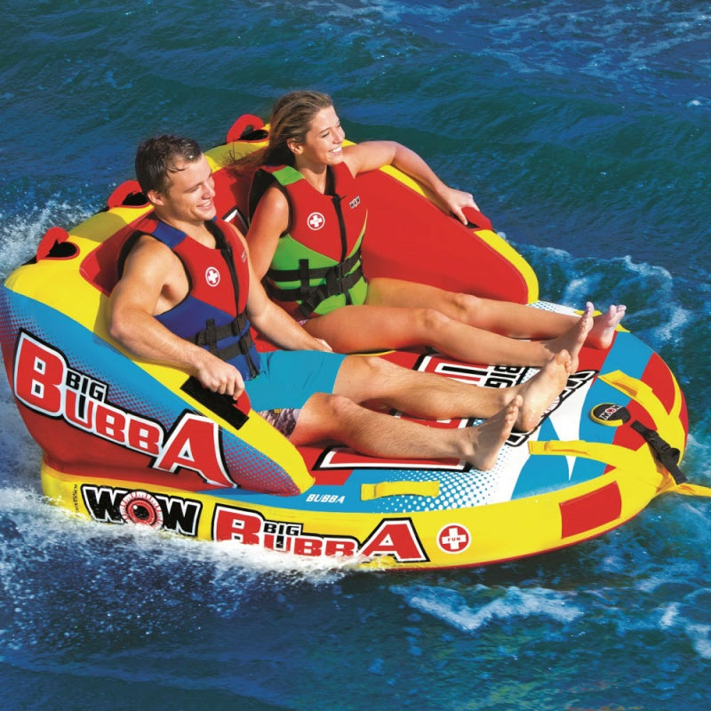 8/20 Draft WOW New BIG BUBBA 2 people W17-1050 Water toy Banana boat Towing tube Jet ski Boat Rubber boat