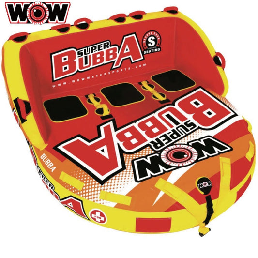 WOW ワオ  SUPER BUBBA  スーパーブッバ 3名 W17-1060 ウォータートーイ バナナボート 水上バイク ボート ゴムボート