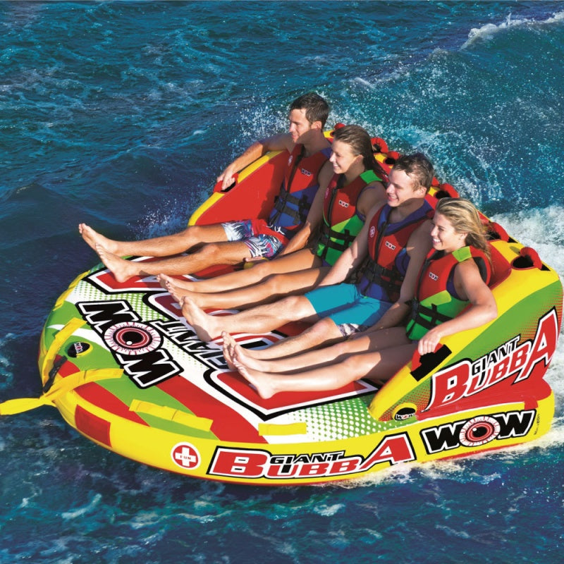Sold out Sold out by manufacturer WOW GIANT BUBBA 4 person W17-1070 Banana boat Towing tube Jet ski Boat Rubber boat