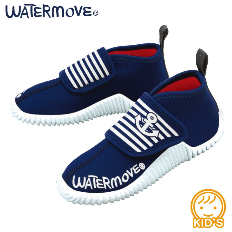 【半額】WATERMOVE こども マリンシューズ 靴 キッズ 子供 WCS-361 ウォーターシューズ ケガ防止 ウェット素材 海水浴 川遊び プール
