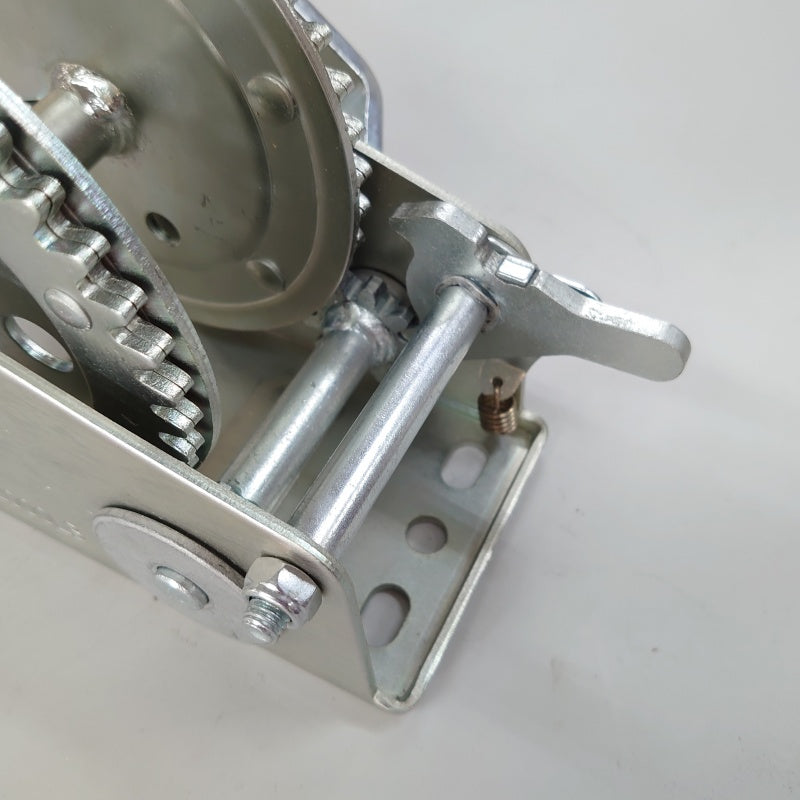 Steel plated hand winch Maximum load 900kg 2000LBS WT-75Z-2000 Trailer parts Boat trailer towing
